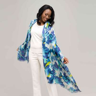 フラワーラックススカーフ